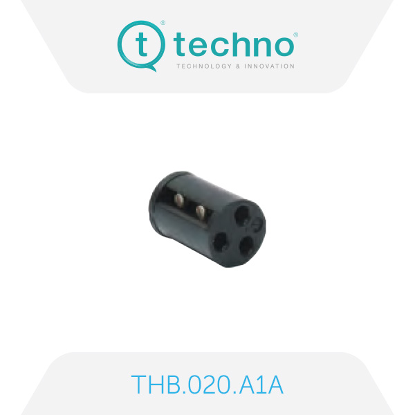 Блок терминальный TECHNO THB.020.A1A, блок терминальный цилиндрический, TEEDRUM IP00