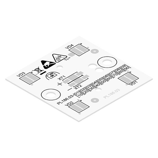 Плата печатная LC P-LED-4-P38x38-5050-PL186.03