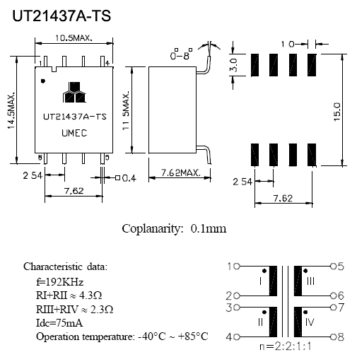  UMEC UT21437A-TS