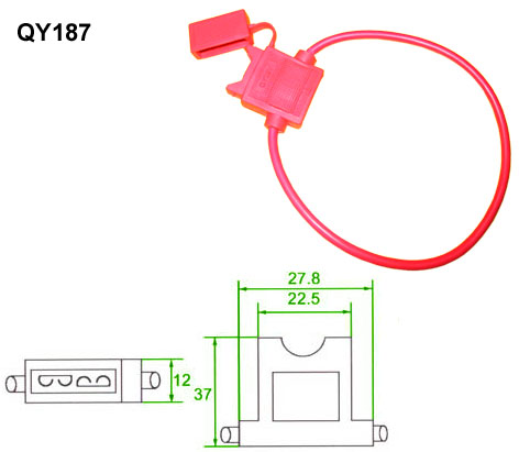  QY187 / fuse holder (р*)