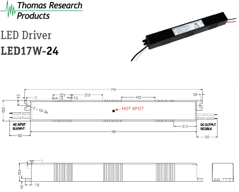Драйвер тока TRP LED17W-24-C0700